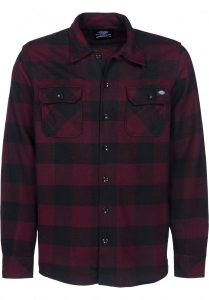 Dickies_Sacramento__Hemd__maroon.jpg