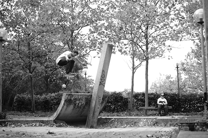 Ollie in Berlin. Foto: Sam Schulze Ollie in Berlin. Foto: Sam Schulze