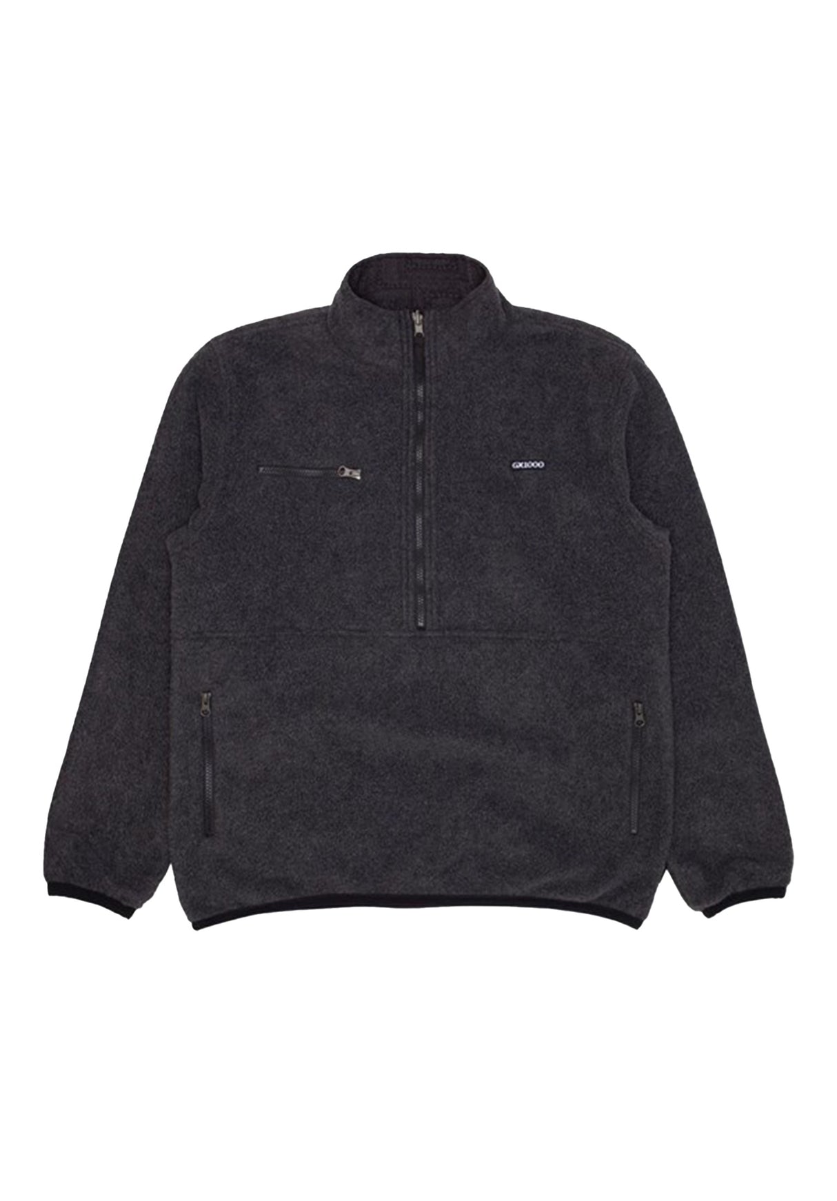 Reversible Polar Fleece black Rueckenansicht