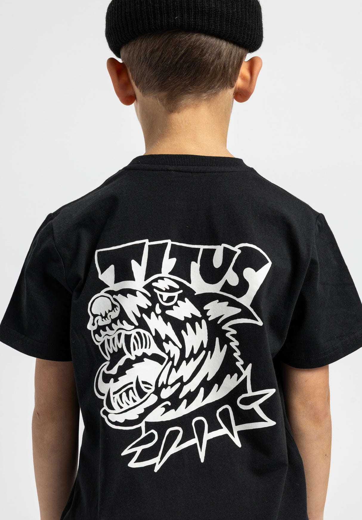 TITUS Bad Dog Kids black Rueckenansicht