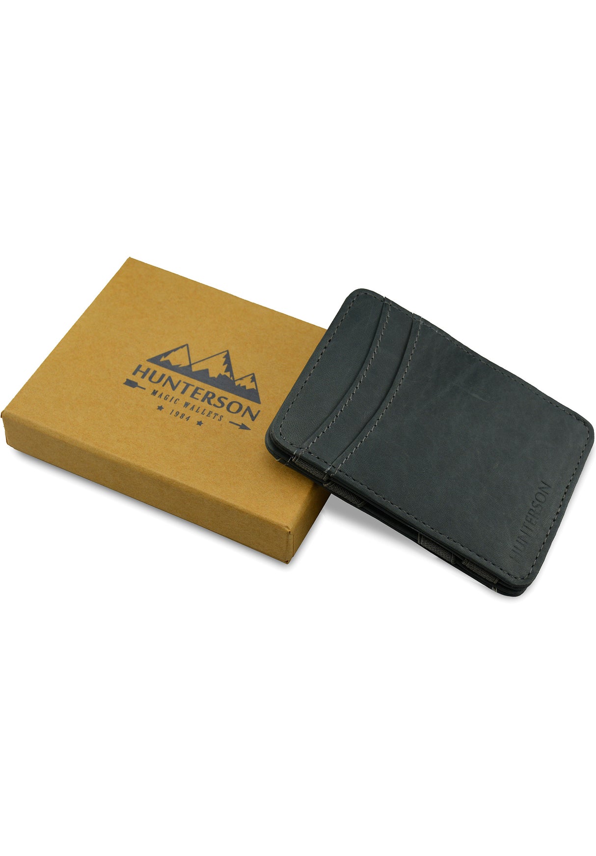 Magic Coin Wallet RFID grey Seitenansicht