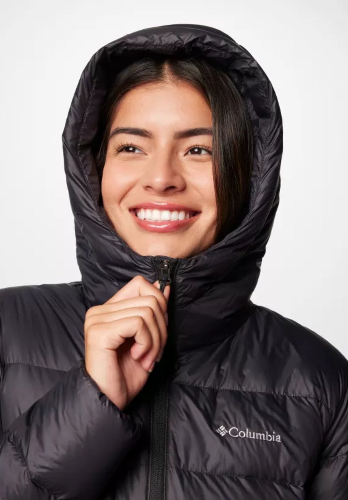 Harmony Falls Hooded Down black Closeup2