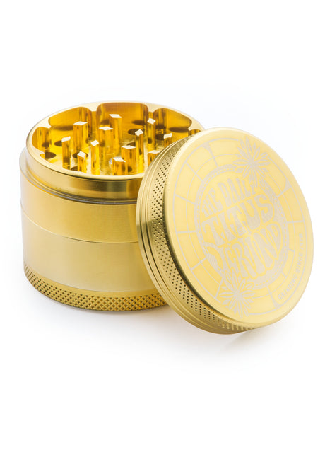 The Daily Grind Metal 4 Parts gold Rueckenansicht