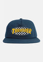 Checkered Oval navy Vorderansicht