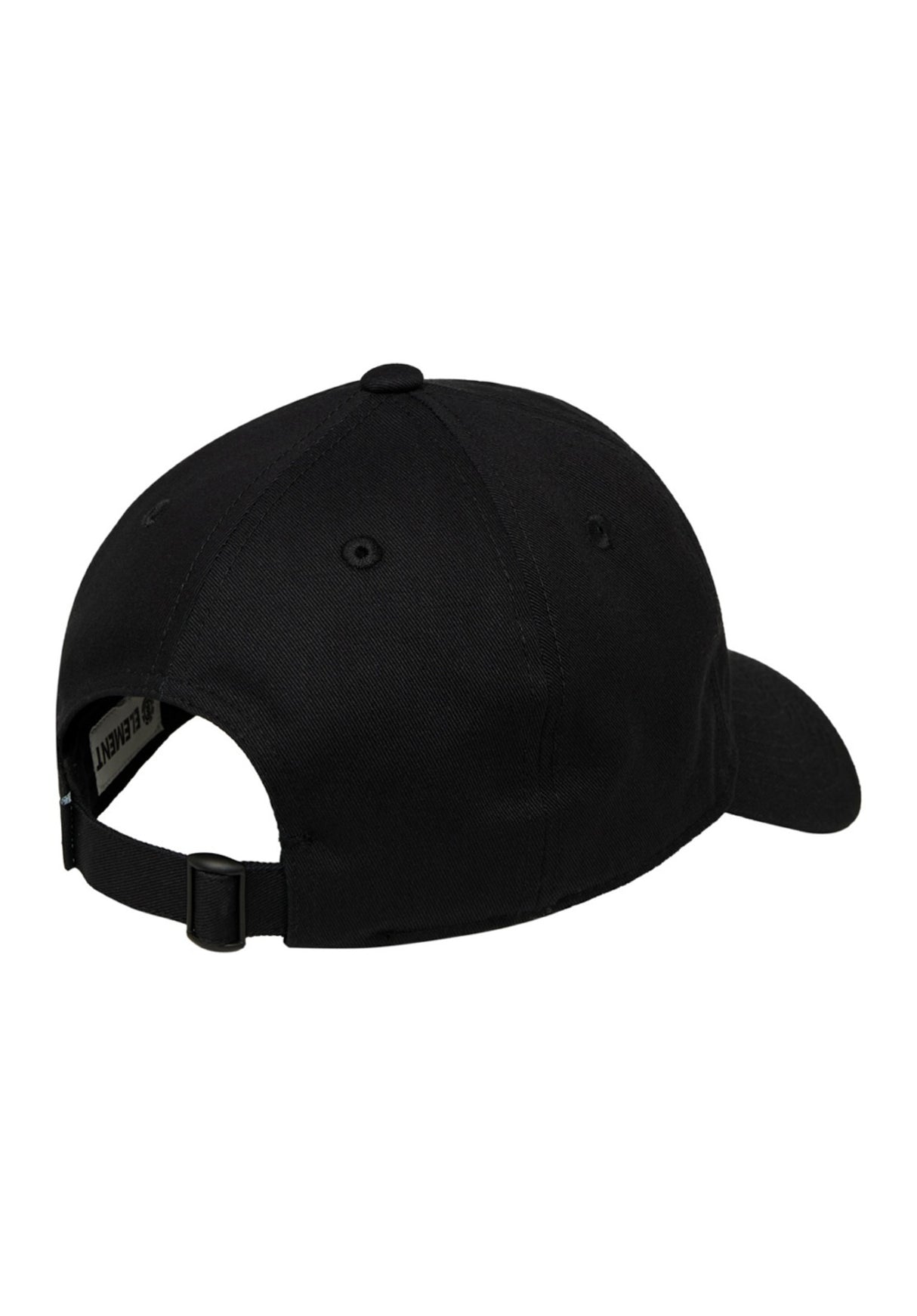 Icon Dad Cap Twill flintblack Rueckenansicht