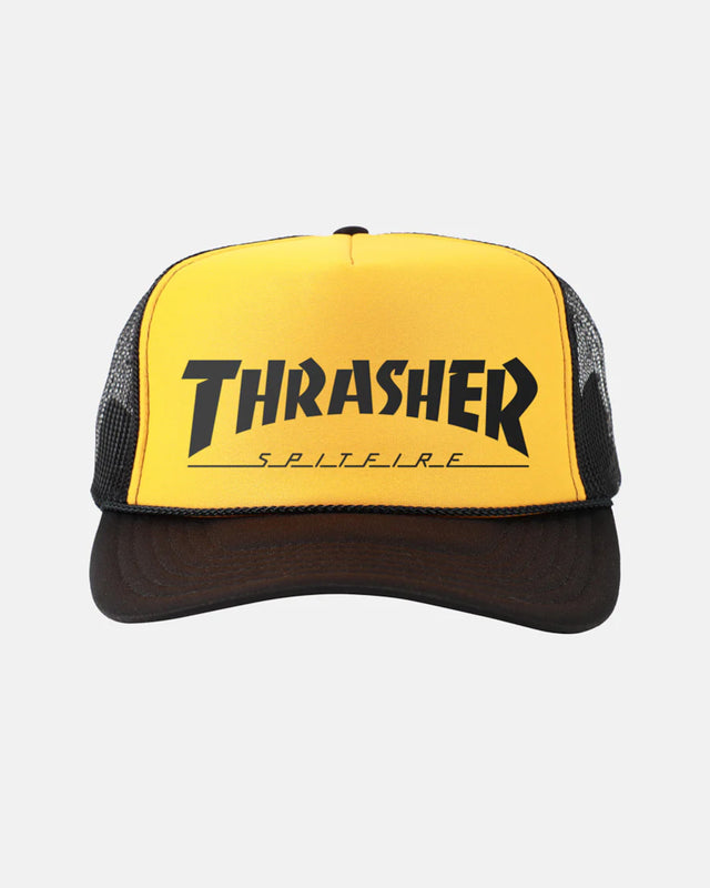 x Spitfire Trucker black-gold-black Vorderansicht