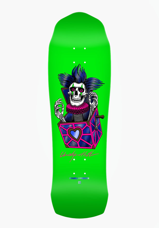 Chris Hiett Skull green Vorderansicht