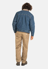 Bowie Chino PC darksand Rueckenansicht