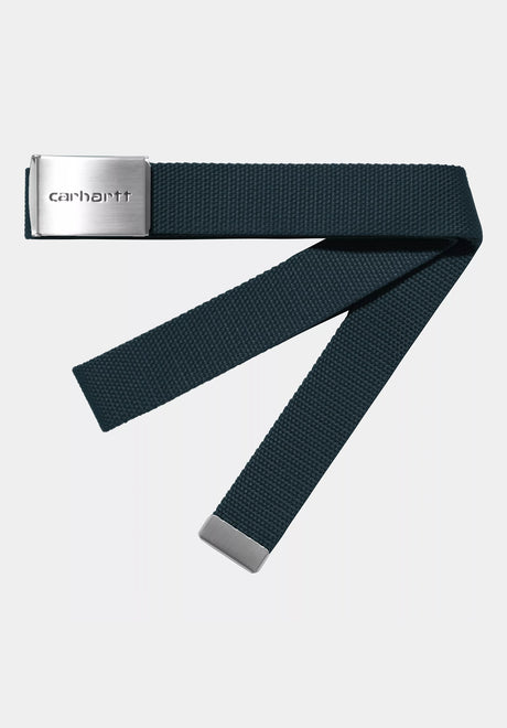 Clip Belt Chrome deeplagoon Vorderansicht