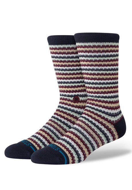 Chiclets Waffle Knit Crew navy Vorderansicht