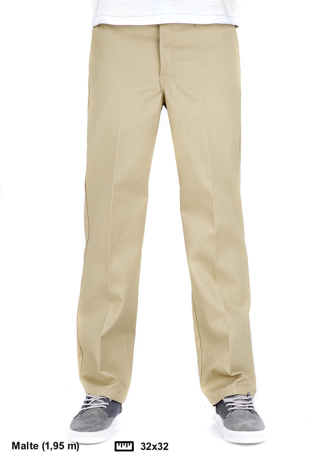 Slim Straight Dickies Work Pant WP873 khaki Vorderansicht