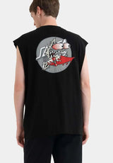 Meek Slashed Dot Vest black Vorderansicht
