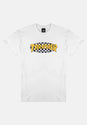 Checkered Oval white Vorderansicht