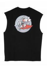 Meek Slashed Dot Vest black Closeup2