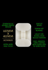 Dragons 88A Bomber Symmetrical Extra Wide Ride offwhite Rueckenansicht