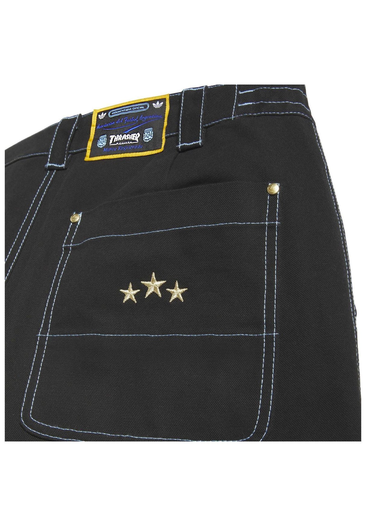 Thrasher x AFA Chino black Oberansicht