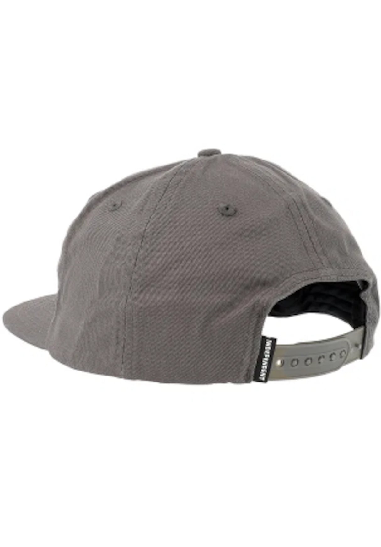 Bar Logo Snapback Unstructured charcoal Rueckenansicht