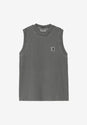 W' Nelson A-Shirt blackgarmentdyed Vorderansicht