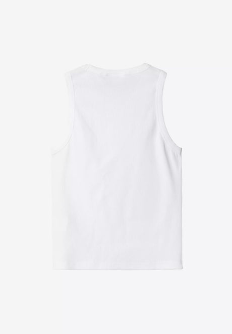 W' Philips A-Shirt white Rueckenansicht