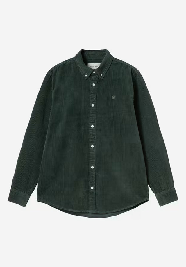 Madison Cord Shirt sycamoretree-sycamoretree Vorderansicht