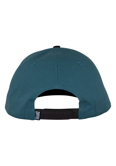 Lost At Sea 5-Panel Structured Snapback darkgreen-black Rueckenansicht