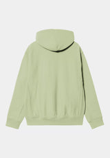 Hooded American Script paleolive Rueckenansicht