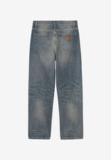 Aaron Pant bluewornusedwash Rueckenansicht