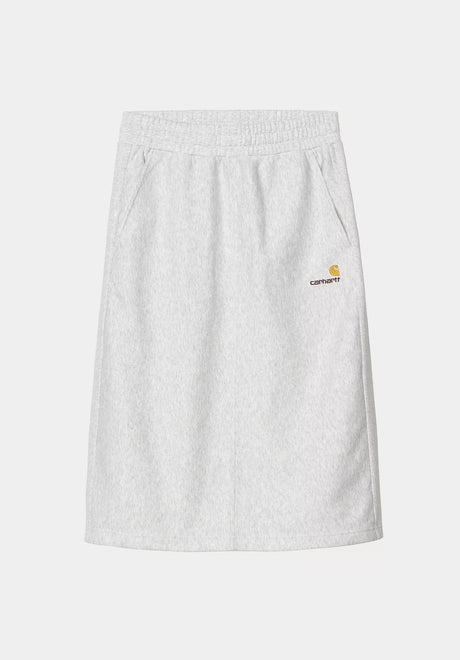 W' American Script Sweat ashheather Vorderansicht