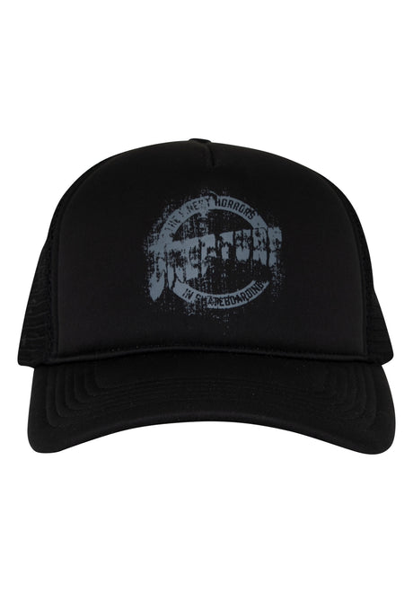 Finest Streak 5-Panel Unstructured Mesh Snapback black Vorderansicht