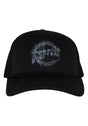 Finest Streak 5-Panel Unstructured Mesh Snapback black Vorderansicht