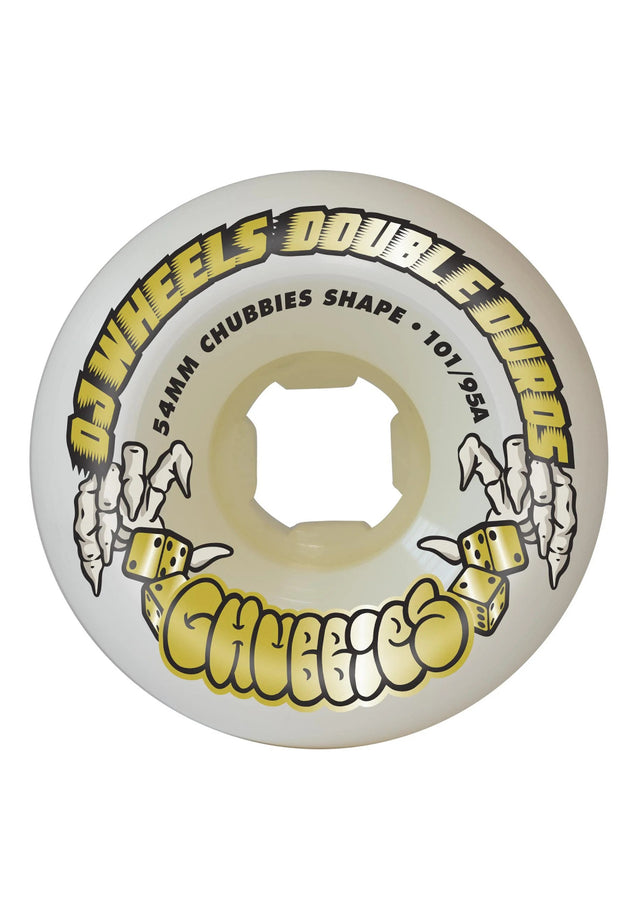 Double Duro Chubbies 101A/95A gum Vorderansicht