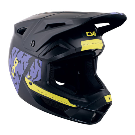 Sentinel Graphic Design violet yellow flakes Vorderansicht