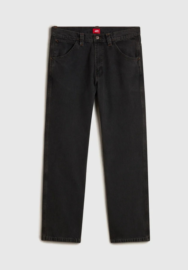 Skate Loose Bootcut Denim black Vorderansicht