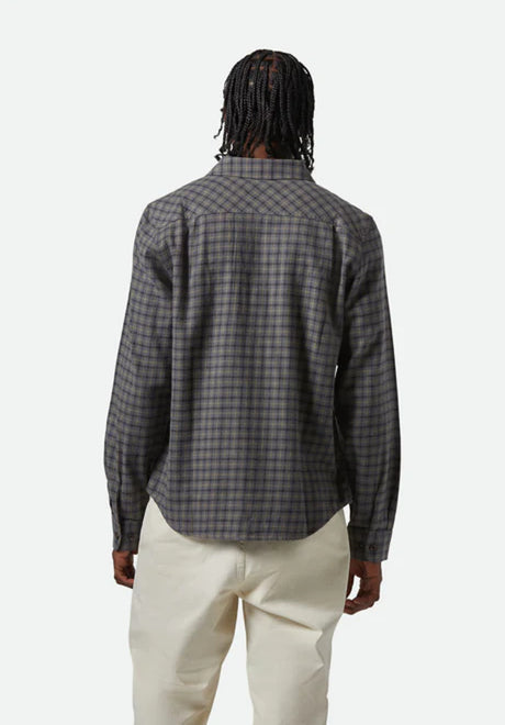 Bowery LW Ultra Flannel charcoal-rayflower-black Rueckenansicht