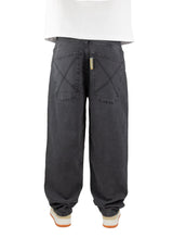 X-Tra Baggy Denim washedgrey-ko Rueckenansicht