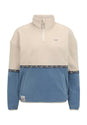 Holina Fleece Troyer greyblue Vorderansicht