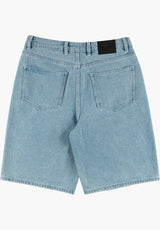 Linger Baggy Denim washed-blue Rueckenansicht
