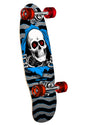 Micro Mini Ripper II silver-blue Vorderansicht