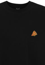 Pizza Slice black Rueckenansicht