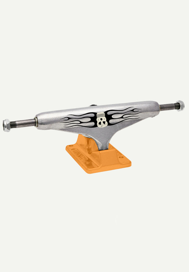 149 Stage 11 Pro Elijah Berle Skull Standard silver-orange Vorderansicht