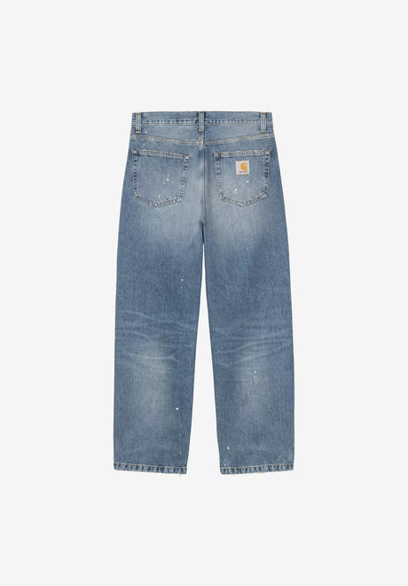 Landon Pant bluedestroywash-splatter Rueckenansicht