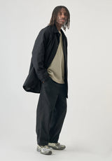Port Coat black Closeup1