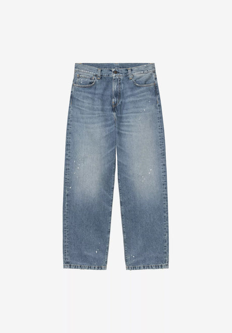 Landon Pant bluedestroywash-splatter Vorderansicht