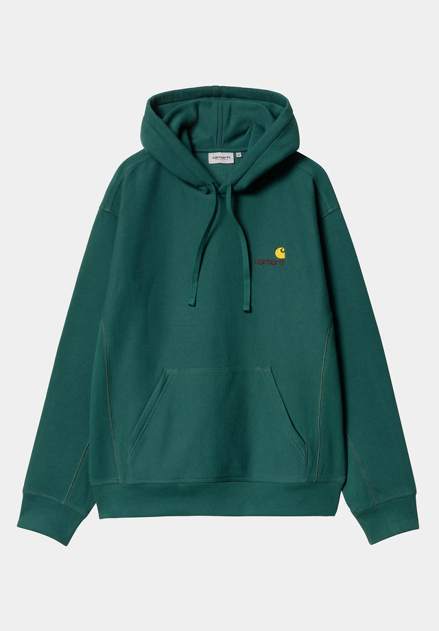 Hooded American Script malachite Vorderansicht