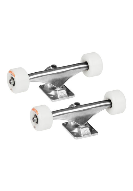 8.38 white AWOL Wheels 80A Set of 2 raw Vorderansicht