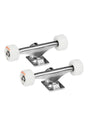 8.38 white AWOL Wheels 80A Set of 2 raw Vorderansicht