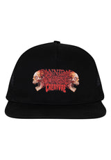 x Cannibal Corpse 5-Panel Structured Mesh Snapback black Vorderansicht