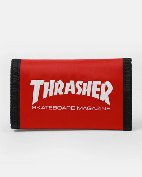 Skate Mag Trifold Velcro red Vorderansicht