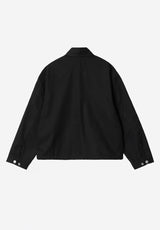 W' Simple Shirt Jac blackrigid Rueckenansicht