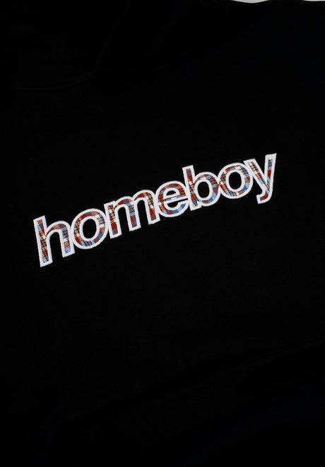 Plaid Helvetica black Rueckenansicht